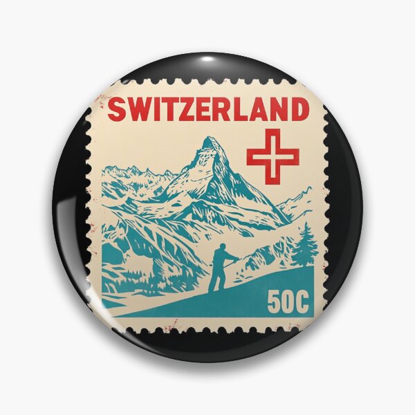 Item preview, Switzerland Vintage Postage Stamp - Matterhorn designed and sold by tiigerdad.