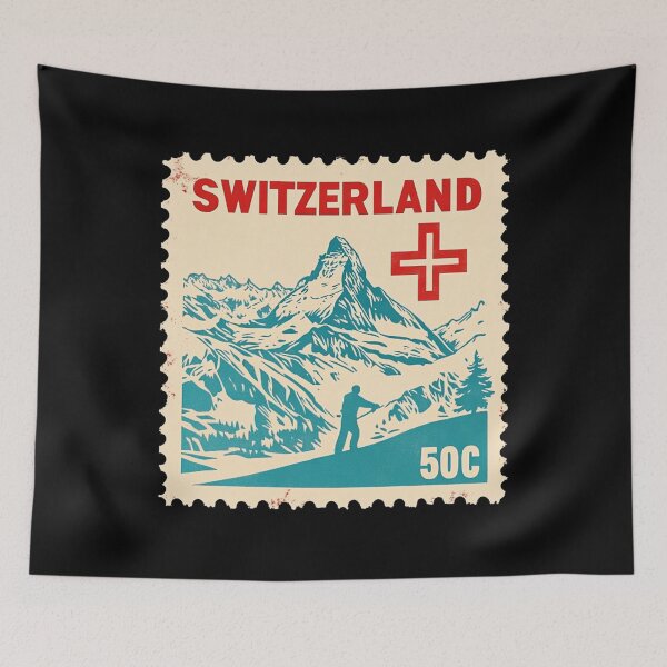 Item preview, Switzerland Vintage Postage Stamp - Matterhorn designed and sold by tiigerdad.