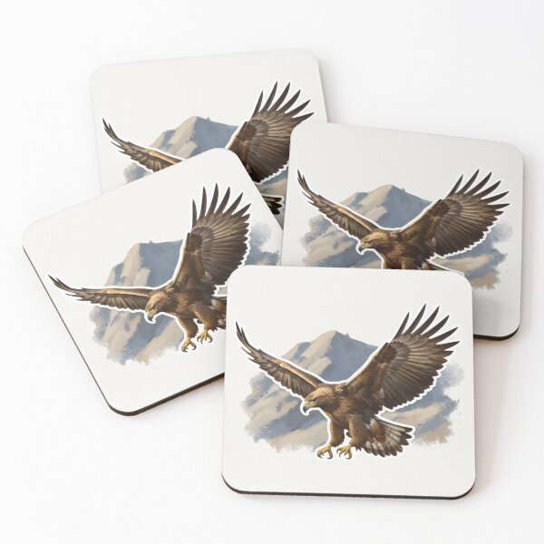 Item preview, Golden Eagle – Majestic European Raptor Illustration designed and sold by The Digital Compass.