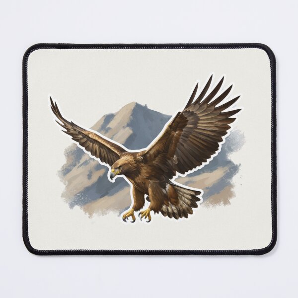 Item preview, Golden Eagle – Majestic European Raptor Illustration designed and sold by The Digital Compass.