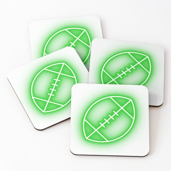 Artikelvorschau, Neonfarbener NFL-Ball entworfen und verkauft von Pop Drop Shop .