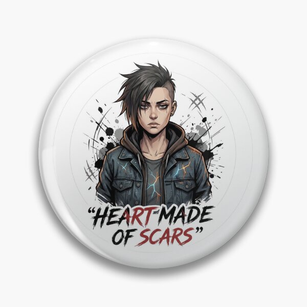 Item preview, Heart Made Of Scars Dark Manga Design designed and sold by pradeepvisuals.