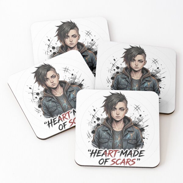 Item preview, Heart Made Of Scars Dark Manga Design designed and sold by pradeepvisuals.