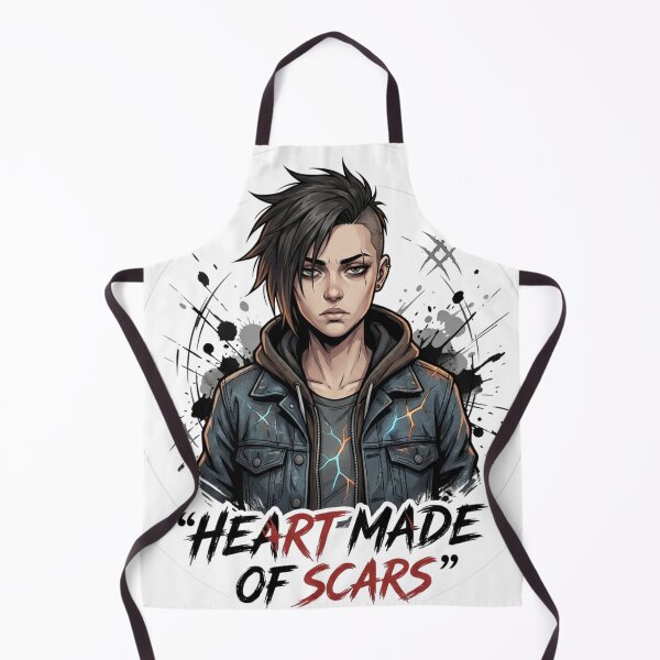 Item preview, Heart Made Of Scars Dark Manga Design designed and sold by pradeepvisuals.