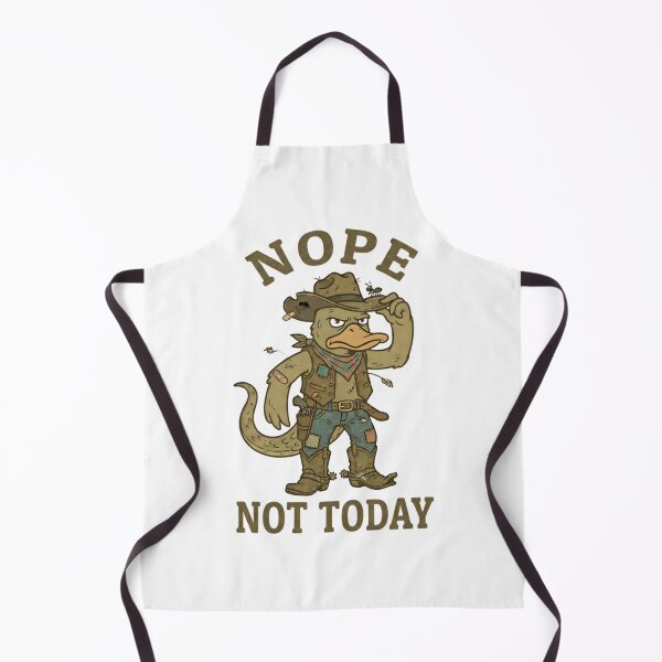 Item preview, Funny Cowboy Duck Nope Not Today T-Shirt – Retro Duck Meme designed and sold by DIRTYSKETCHH.
