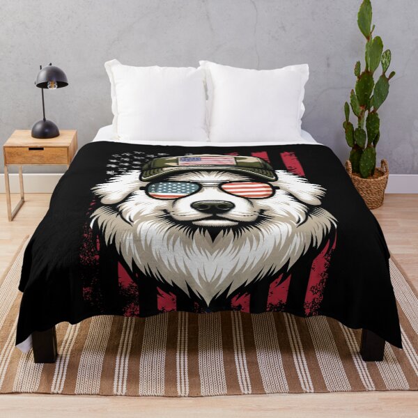 Item preview, Funny Great Pyrenees 4th July USA Flag America Boys Girls Kids designed and sold by rafaeltto.