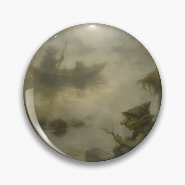 Item preview, Enchanted Goblin Swamp Cottage – Dark Fantasy Witchcore Folk Art designed and sold by cr6zym1nd.
