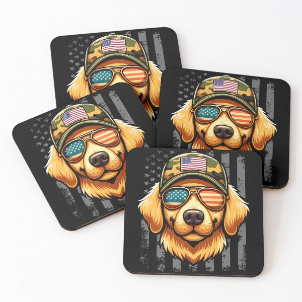 Item preview, Funny Golden Retriever 4th July USA Flag America Boys Girls Kids designed and sold by rafaeltto.