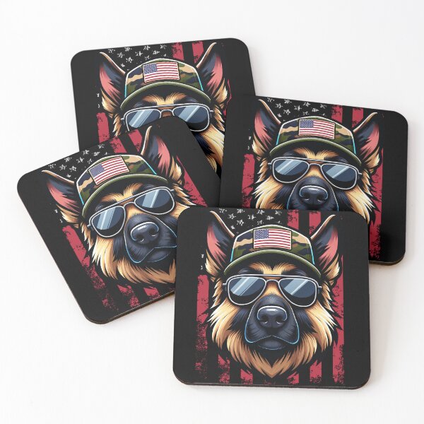 Item preview, Funny German Shepherd 4th July USA Flag America Boys Girls Kids designed and sold by rafaeltto.