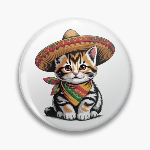 Item preview, Funny Cat Fiesta Celebration designed and sold by QuiteOrbit.