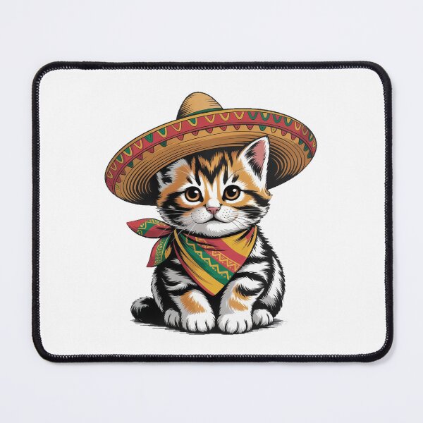 Item preview, Funny Cat Fiesta Celebration designed and sold by QuiteOrbit.