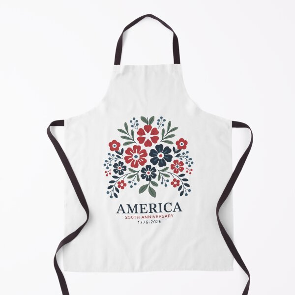 Item preview, USA 250th Anniversary 1776-2026 Floral Patriotic designed and sold by TyraYoung.