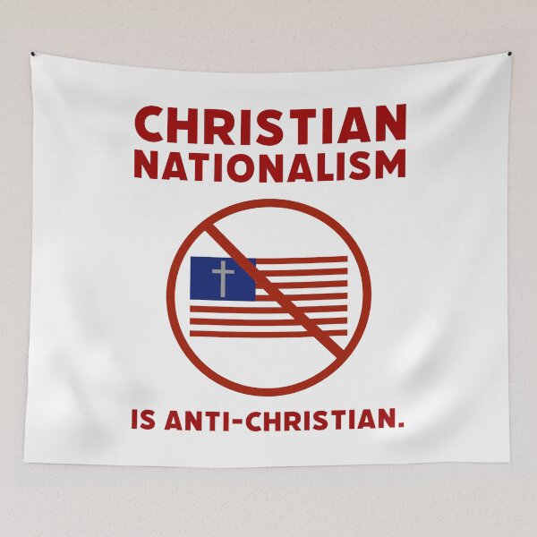 Item preview, Christian nationalism is anti-Christian. designed and sold by Rachel the Artist .