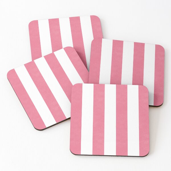 Item preview, Flamingo Cabana Stripe – Retro Pink & White designed and sold by Home Cyn Home.