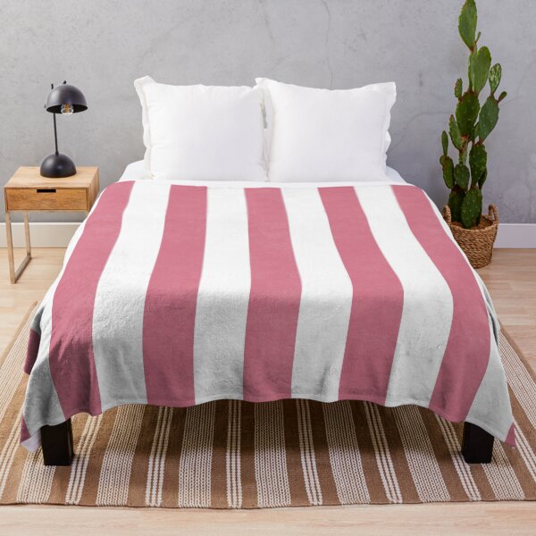 Item preview, Flamingo Cabana Stripe – Retro Pink & White designed and sold by Home Cyn Home.