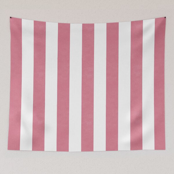 Item preview, Flamingo Cabana Stripe – Retro Pink & White designed and sold by Home Cyn Home.