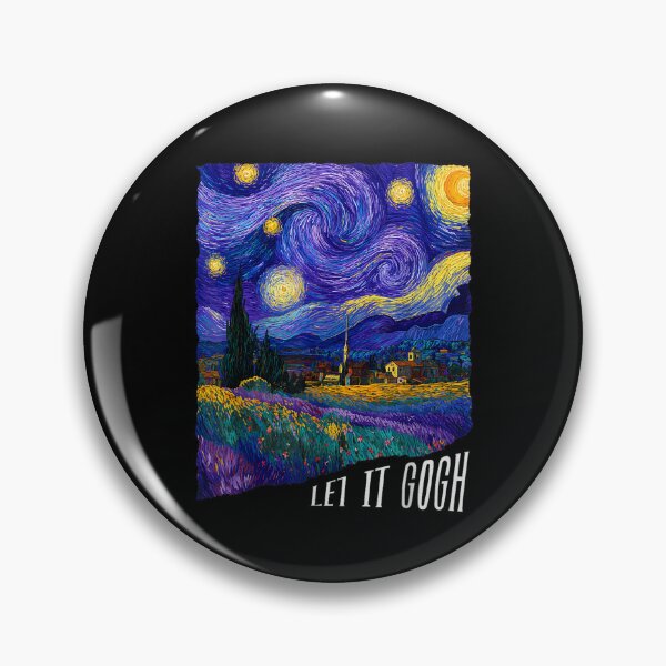 Item preview, Let it Gogh Funny Vincent Van Gogh Starry Night Design designed and sold by MatherFisher.