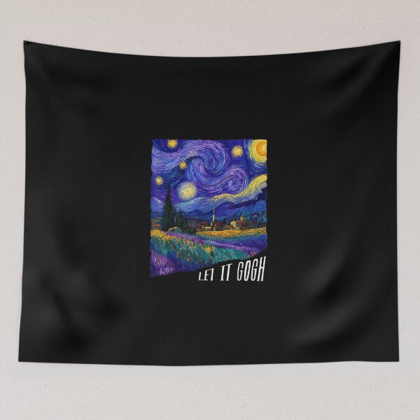 Item preview, Let it Gogh Funny Vincent Van Gogh Starry Night Design designed and sold by MatherFisher.