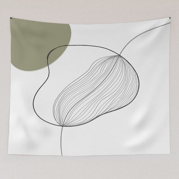 Aperçu de l'œuvre Conception abstraite de lignes de contour fluides créée et vendue par Barelythere2324.