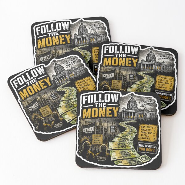 Item preview, Follow the Money - CFMEU designed and sold by Kirrindy Designs.