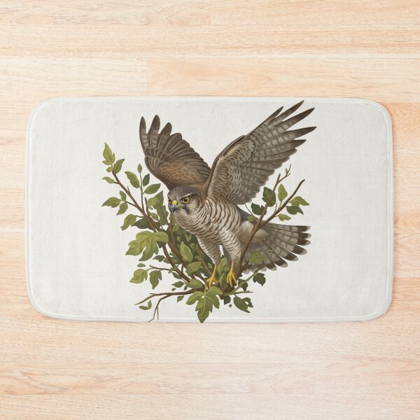 Item preview, Eurasian Sparrowhawk – Dynamic Raptor Illustration designed and sold by The Digital Compass.
