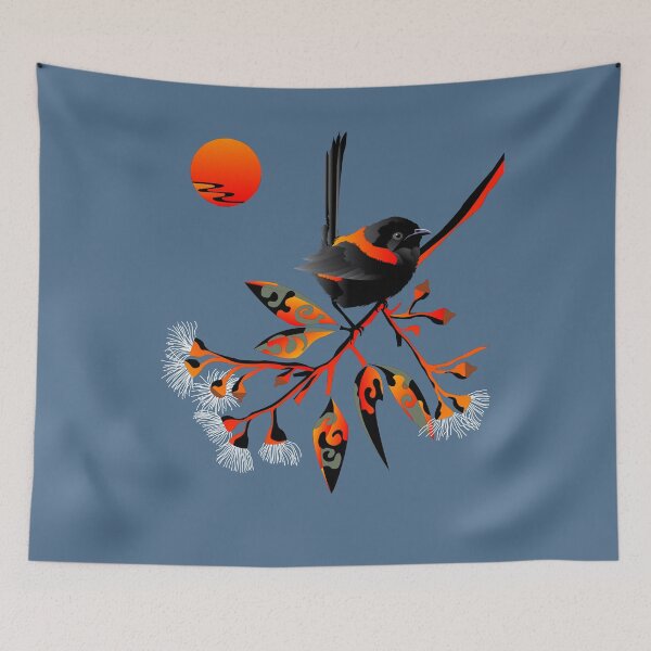 Item preview, Scribbly Gum RedBack Wren 4 designed and sold by Graham Colton.