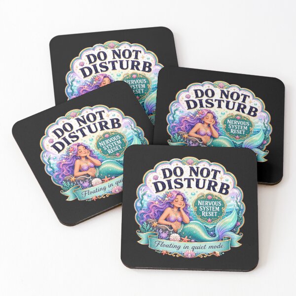 Item preview, Do Not Disturb Mermaid Nervous System Reset Quiet Mode Design designed and sold by HappyStimsCo.