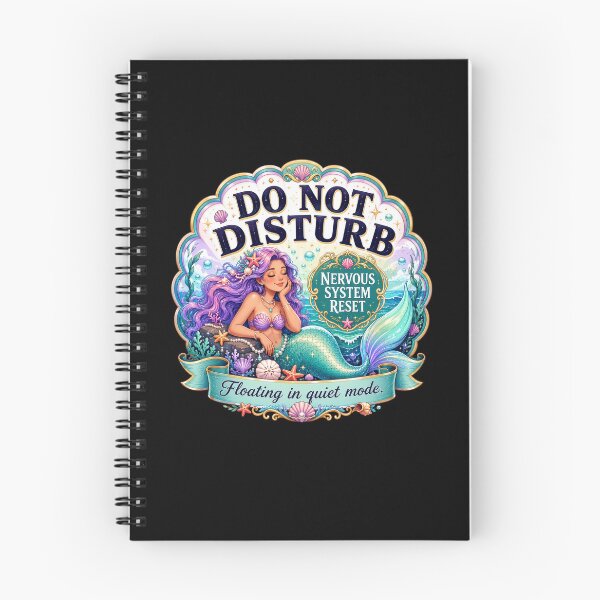 Item preview, Do Not Disturb Mermaid Nervous System Reset Quiet Mode Design designed and sold by HappyStimsCo.