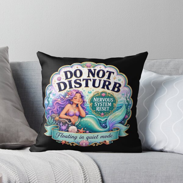 Item preview, Do Not Disturb Mermaid Nervous System Reset Quiet Mode Design designed and sold by HappyStimsCo.