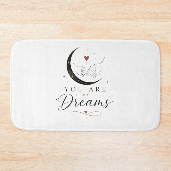 Item preview, You Are My Dreams – Romantic Minimalist Typography Design designed and sold by Lovestickerco.