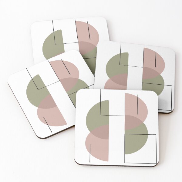 Item preview, Minimal Geometric Abstract Shapes Artwork designed and sold by Barelythere2324.