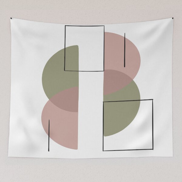 Item preview, Minimal Geometric Abstract Shapes Artwork designed and sold by Barelythere2324.