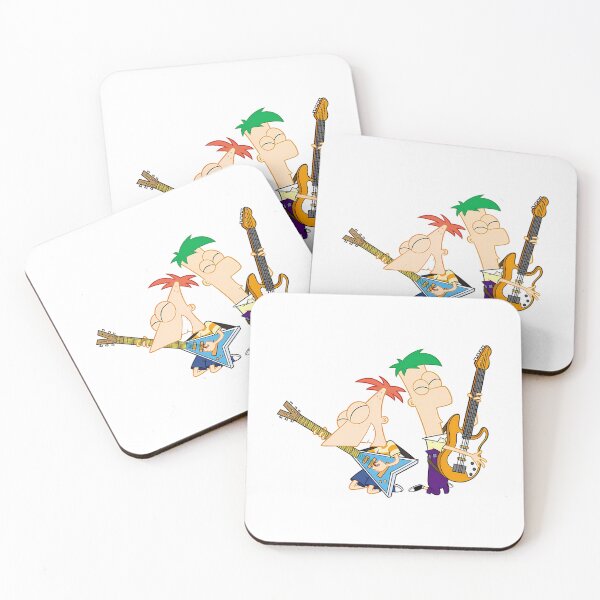 Item preview, Phineas And Ferb Rocking Out Art designed and sold by rais-onHallam.