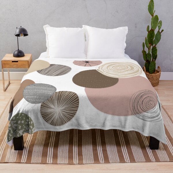 Item preview, Abstract Neutral Circles Pattern Artwork designed and sold by Barelythere2324.