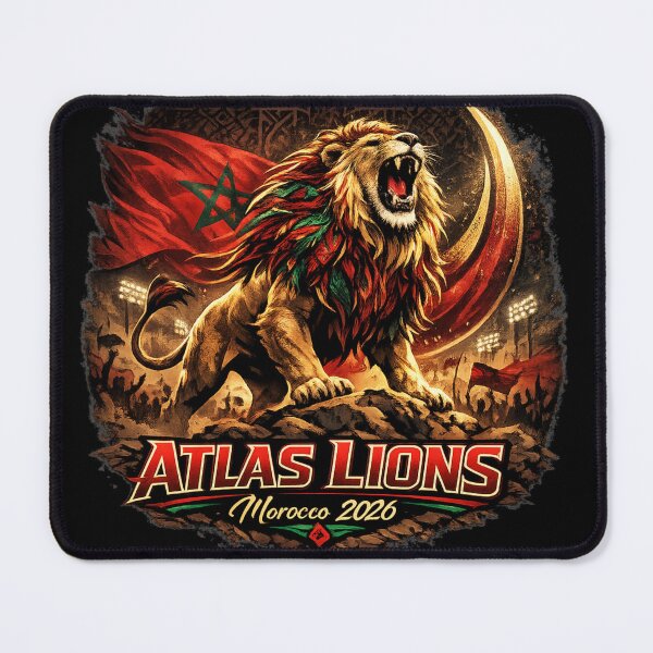 Item preview, Morocco Football Fan - Atlas Lions designed and sold by Zenith-Co.