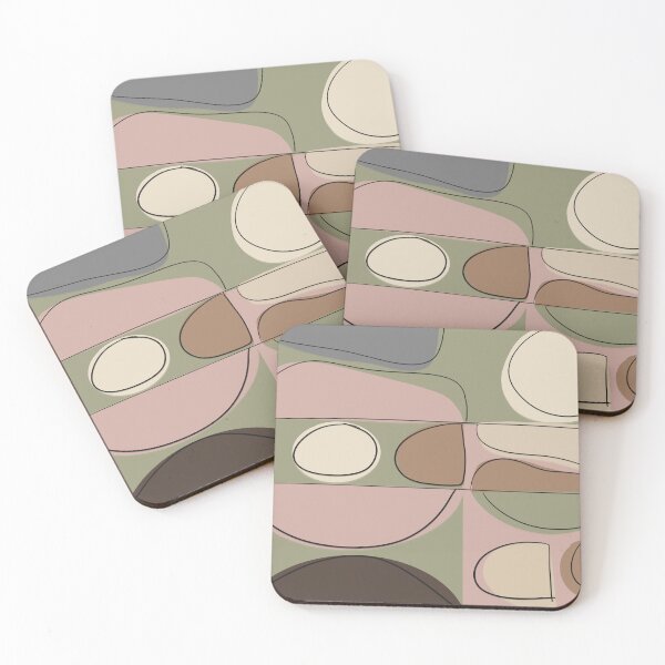 Item preview, Modern Abstract Organic Shapes Pattern designed and sold by Barelythere2324.