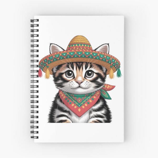 Item preview, Adorable Fiesta Kitten Sombrero designed and sold by QuiteOrbit.