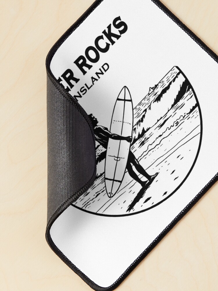 Thumbnail 2 of 5, Mouse Pad, Snapper Rocks designed and sold by blankshirt.