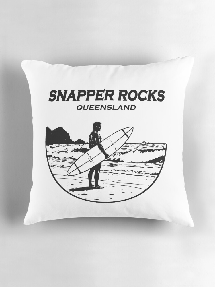 Thumbnail 3 of 4, Pillow, Snapper Rocks designed and sold by blankshirt.