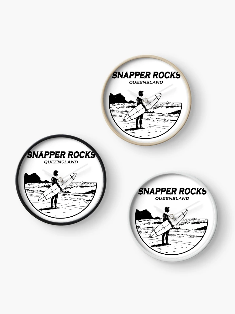 Thumbnail 3 of 4, Clock, Snapper Rocks designed and sold by blankshirt.