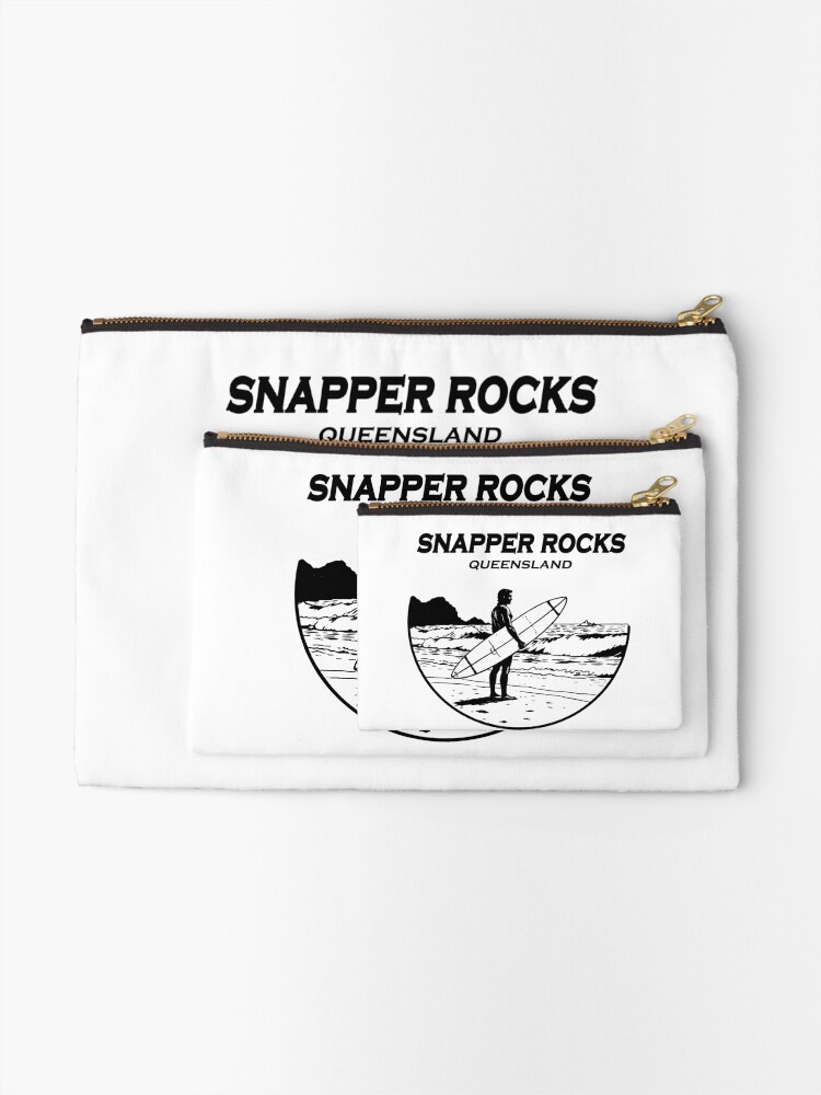 Thumbnail 2 of 4, Zipper Pouch, Snapper Rocks designed and sold by blankshirt.