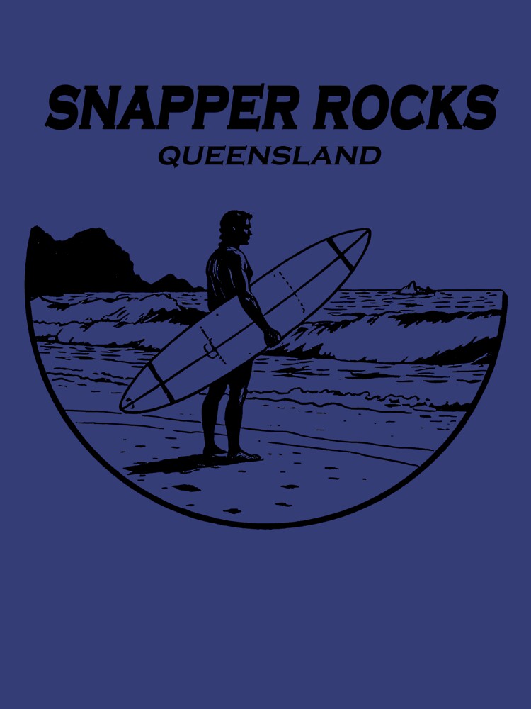 Thumbnail 4 of 4, V-Neck T-Shirt, Snapper Rocks designed and sold by blankshirt.