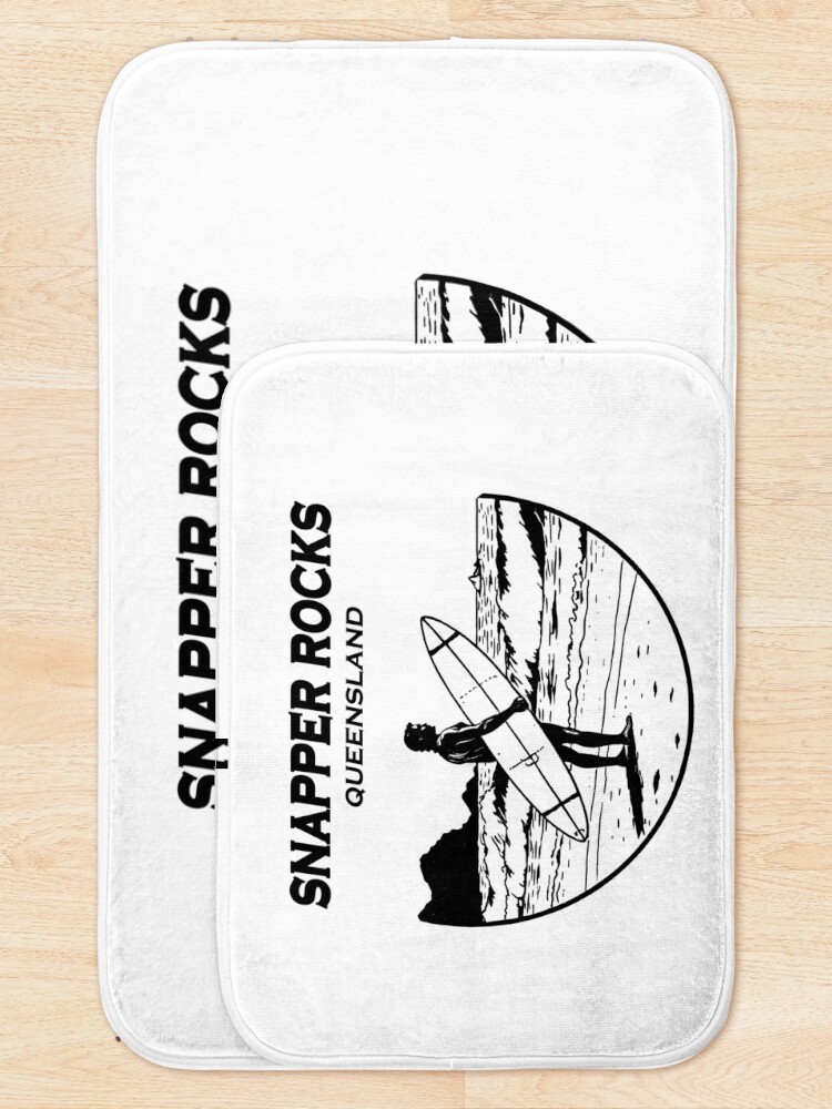 Thumbnail 5 of 6, Bath Mat, Snapper Rocks designed and sold by blankshirt.