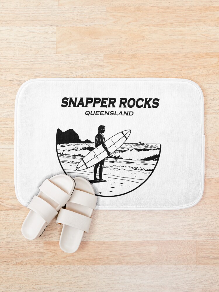 Thumbnail 1 of 6, Bath Mat, Snapper Rocks designed and sold by blankshirt.
