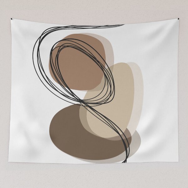 Item preview, Minimal Abstract Scribble Line Artwork designed and sold by Barelythere2324.
