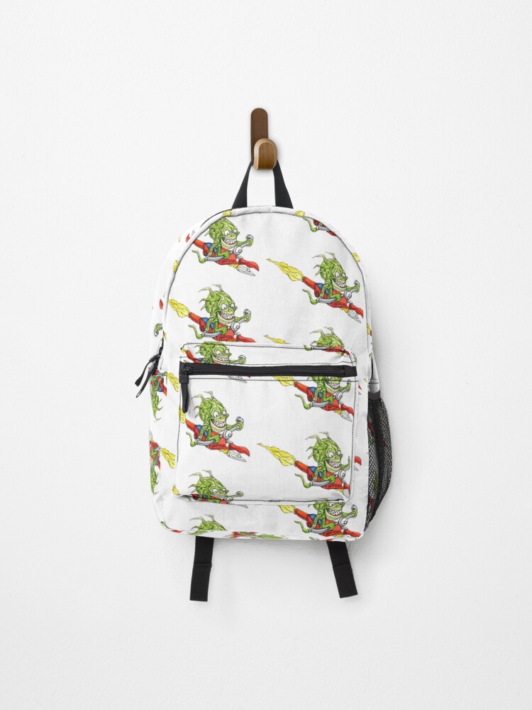Thumbnail 1 of 3, Backpack, Alien Racer designed and sold by wickedcartoons.