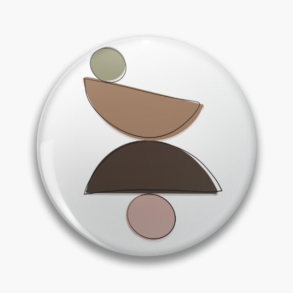 Item preview, Minimal Geometric Balance Abstract Art designed and sold by Barelythere2324.