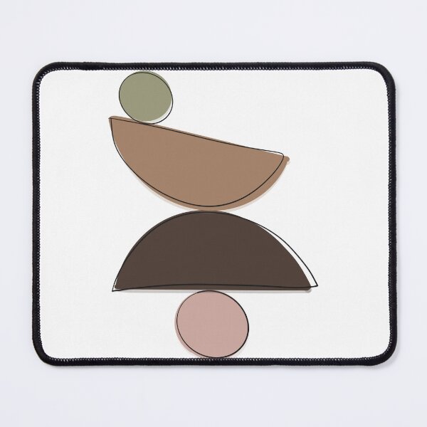 Item preview, Minimal Geometric Balance Abstract Art designed and sold by Barelythere2324.