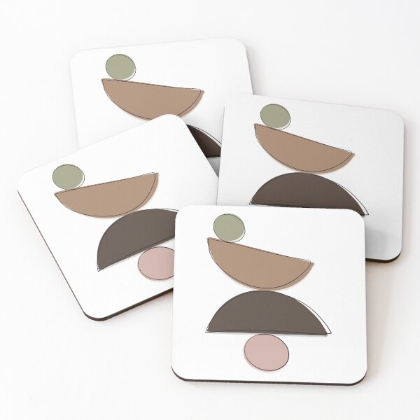 Item preview, Minimal Geometric Balance Abstract Art designed and sold by Barelythere2324.