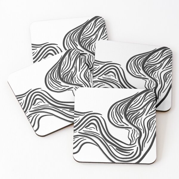 Item preview, Abstract Fluid Wave Line Illustration designed and sold by Barelythere2324.